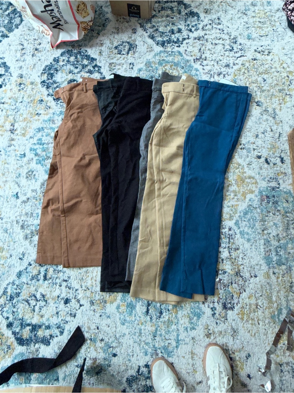 LOFT Women's Chinos in Teal, Tan, Black, Gray, and Brown